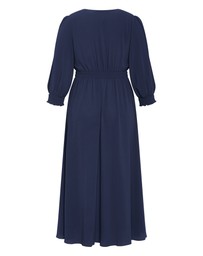 City Chic - Plus sizeJolene V Neck Maxi Dress - navy