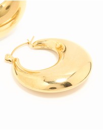 Lovisa - Waterproof Gold Plated Stainless Steel Chunky Hoop Earrings