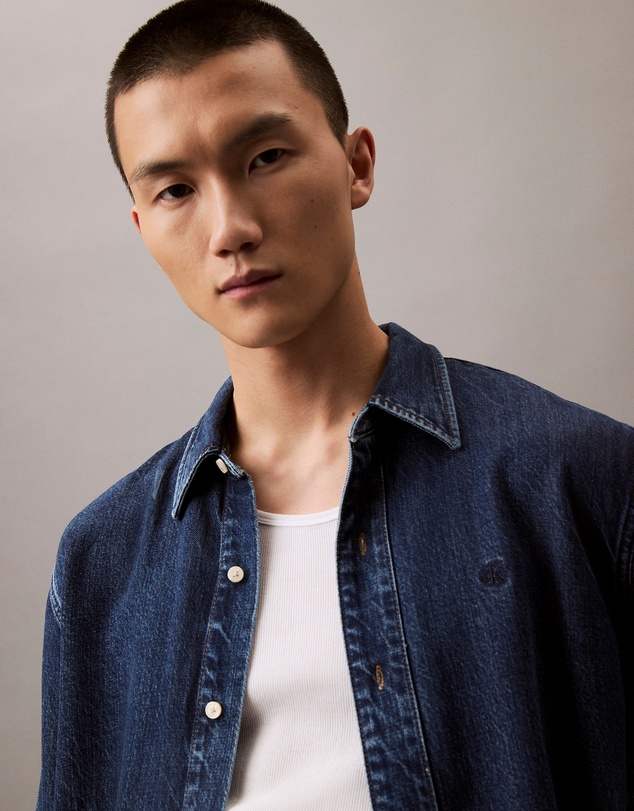 Calvin Klein Jeans - Denim Lyocell Short Sleeve Shirt