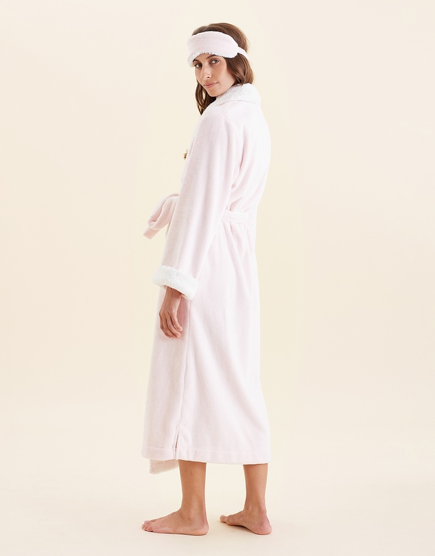 Papinelle - Plush Sherpa Robe & Sleep Mask