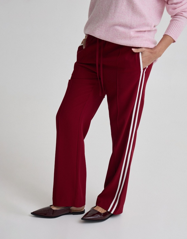Oxford - Violet Contrast Stripe Pants