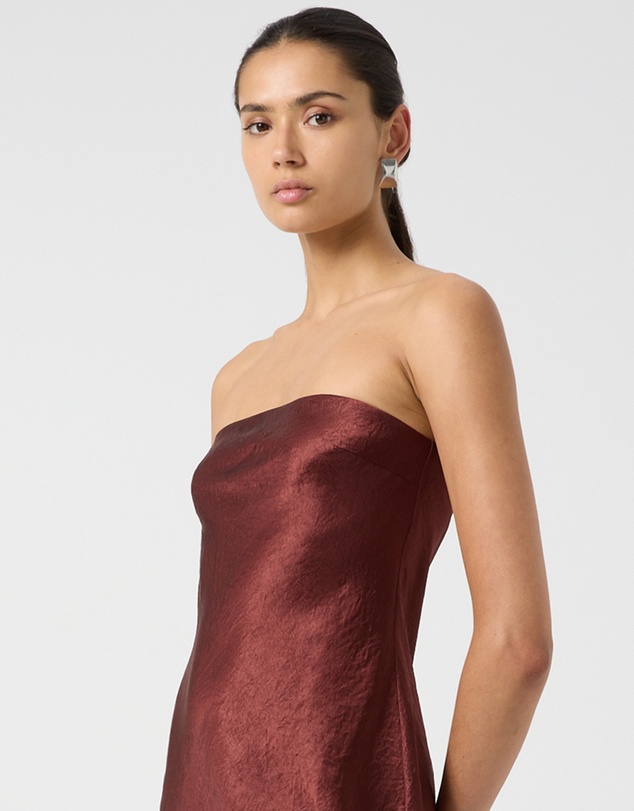 Third Form - Crush Bias Strapless Dress