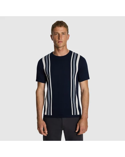 yd. - Strider Stripe Knitted Tee