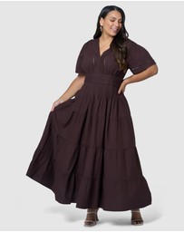 Something 4 Olivia - Abby Linen Maxi Dress