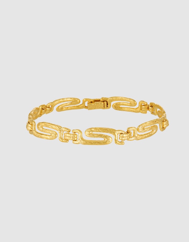 HOUSE OF SLANI - Adjustable Textured Gold Athena Bracelet