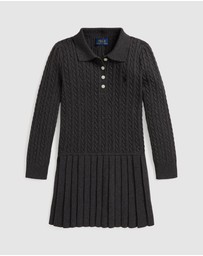 Polo Ralph Lauren - Mini-Cable Polo Sweater Dress - Babies-Kids