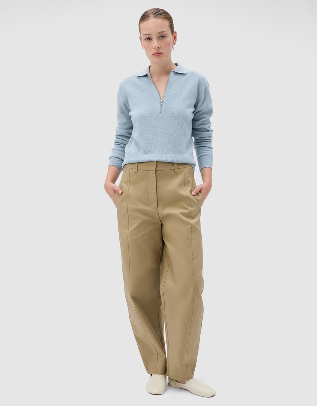 Oroton - Tailored Curved Leg Pants