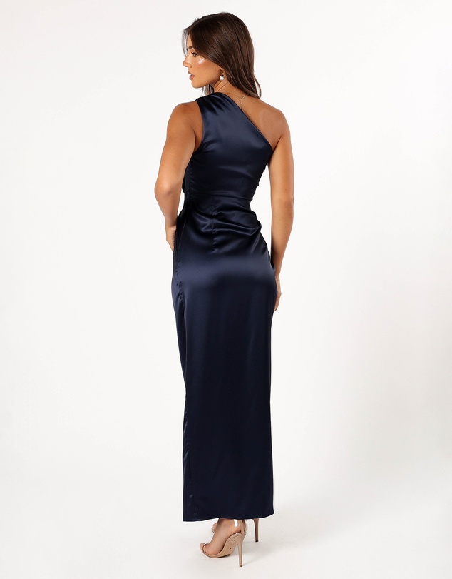 Petal & Pup - Nadia One Shoulder Maxi Dress - Navy