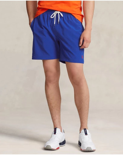 Polo Ralph Lauren - ICONIC EXCLUSIVE - 5.75-Inch Traveler Classic Swim Trunks