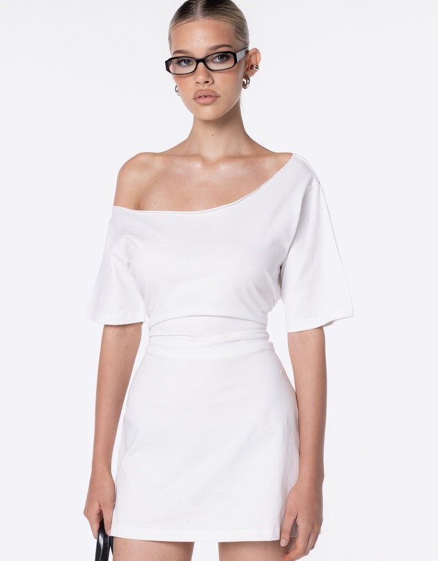 JGR & STN - Cinched Tee Mini Dress