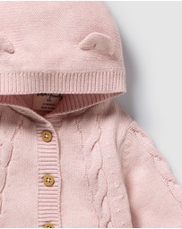 Wilson & Frenchy - Organic Knitted Cable Jacket - Babies