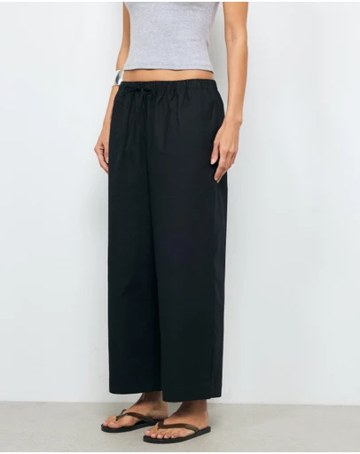AERE - Helia Cotton Elasticated Waist Pants