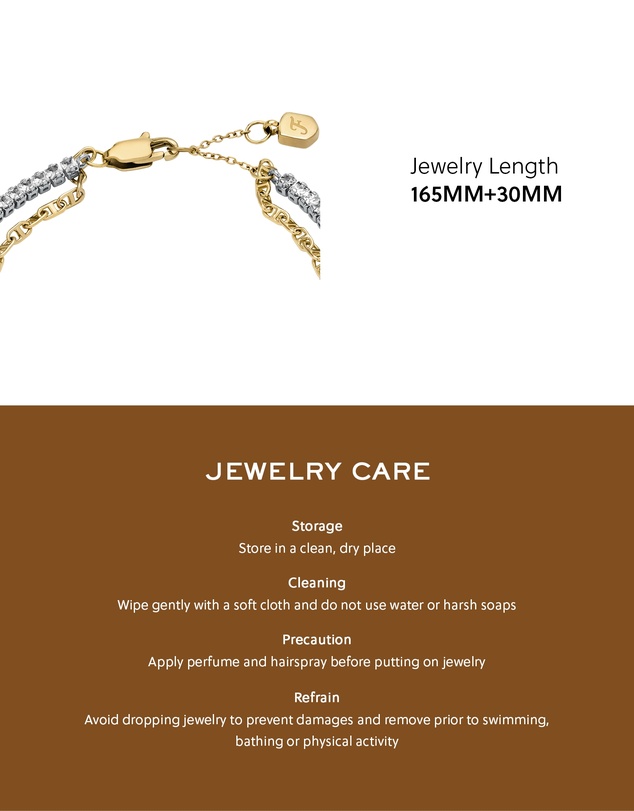 Fossil - Heritage Two Tone Bracelet