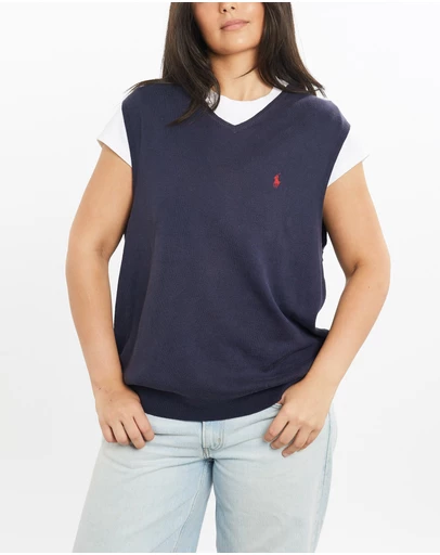 Vintage by The Real Deal - Pre Loved - Vintage 90s Polo Ralph Lauren Knit Sweater Vest