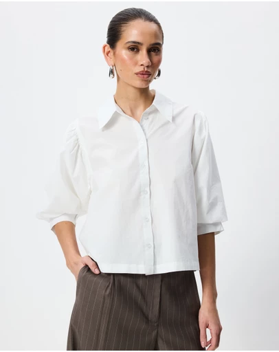 Tussah - Kate Puff Sleeve Boxy Shirt