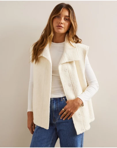 AERE - Isabel Wool Layering Vest