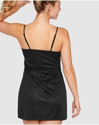 Naturana - Spaghetti Strap Underskirt Lingerie Slip Dress