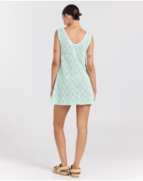 Poolside Paradiso - Messina V Knit Crochet Dress – Jewel