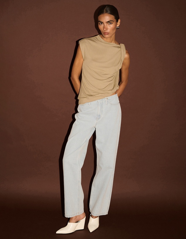 Staple the Label - Eva Twist Detail Top