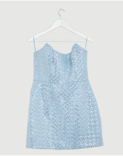 Revibe - Repaired Rebecca Vallance Alix Mini Dress - AU 12