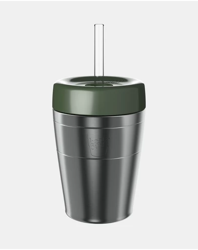 KeepCup - Helix Cold Cup 12oz Reusable Coffee Cup with Straw