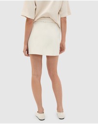 Seed Heritage - Belted Pocket Mini Skirt