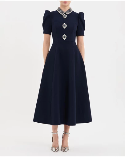 Rebecca Vallance - Crown Jewel SS Midi Dress