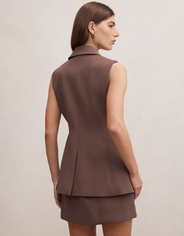 Forever New - Demi Tie Sleeveless Blazer