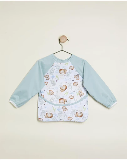 itti bitti - Sleeved Bib Smocks - Womble