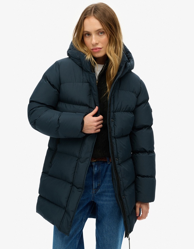 Superdry - Hooded Sports Puffer Mid Jacket