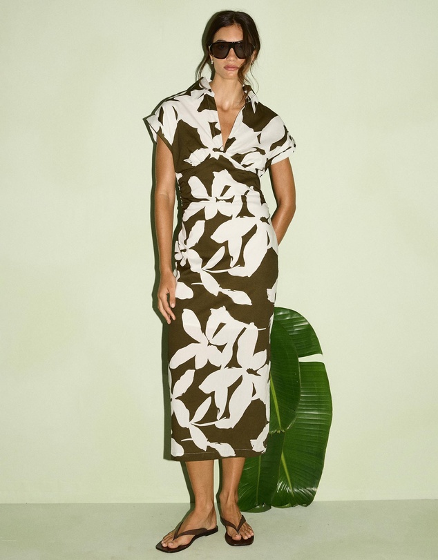 Staple the Label - Liora Shirt Midi Dress