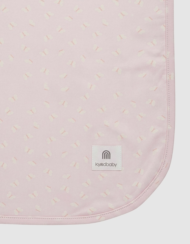 Kynd Baby - Large Stretchy Swaddle in Lilac Flutter
