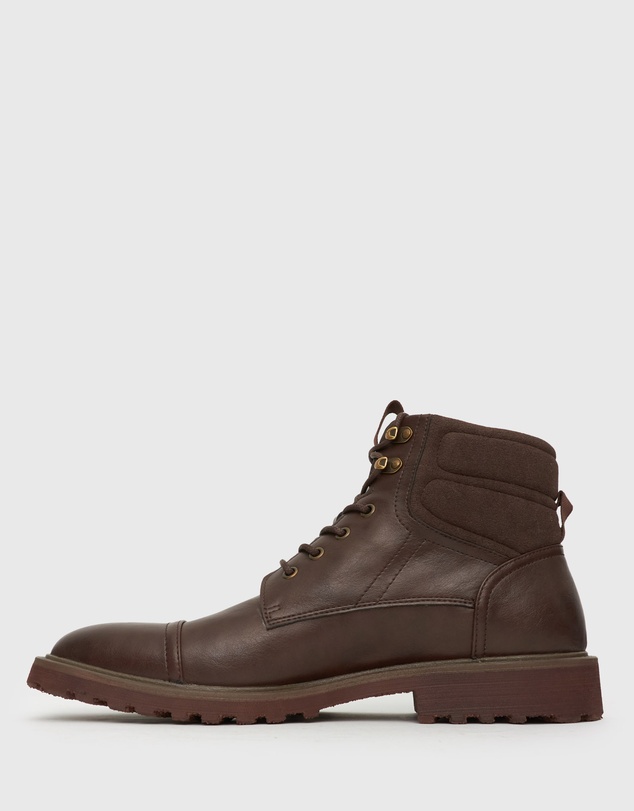 Betts - Niko Cap Toe Lace Combat Boots