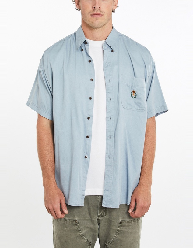 Vintage by The Real Deal - Pre Loved - Vintage 90s Chaps Ralph Lauren Short Sleeve Button Up Shirt