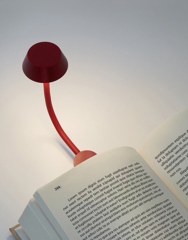 Lexon - Lexon Mimi Flexible LED Lamp - Dark Red