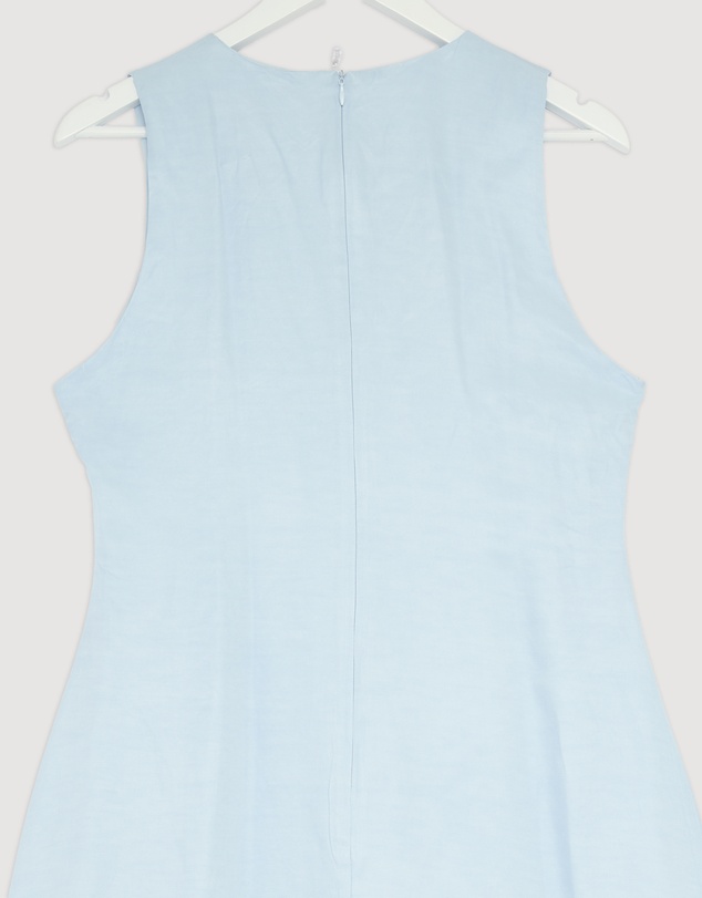 Revibe - Repaired AERE Soma U-Neckline Midi Dress - AU 14
