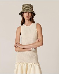 Helen Kaminski - Shashika Raffia Crochet Bucket