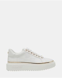 Steve Madden - On-Stage2.0 White Gold Sneakers