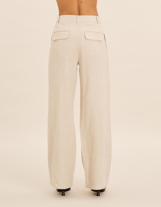 AERE - Straight Leg Linen Pants