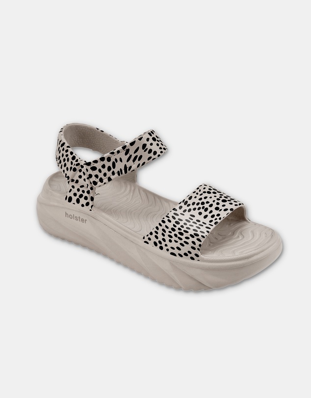 Holster - Cloudsafari EVA Wedge Sandals - Sand Cheetah - Womens