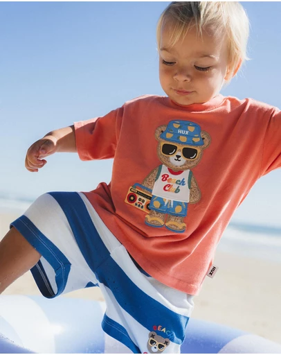 Huxbaby - Beach Club Hux Block Stripe Shorts - Babies-Teens