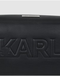 Karl Lagerfeld - Ikon Smooth Cargo Shoulder Bag