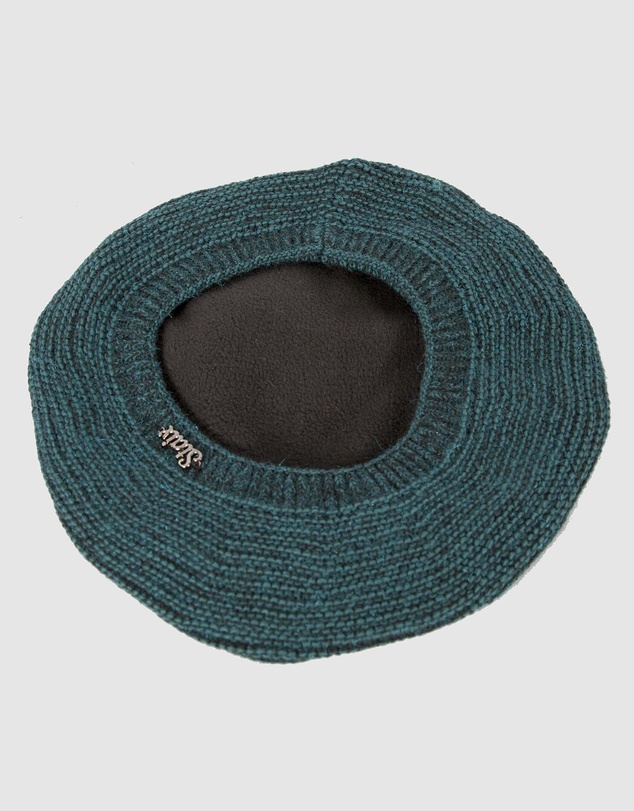 Max Alexander - European Made Crocheted Green Wool Beret