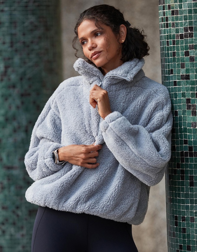 Lorna Jane - Everyday Teddy Quarter Zip Sweater