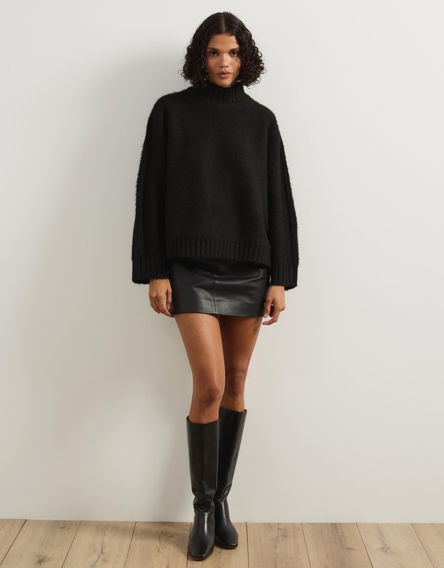 Atmos&Here - Charll Funnel Neck Knit Jumper