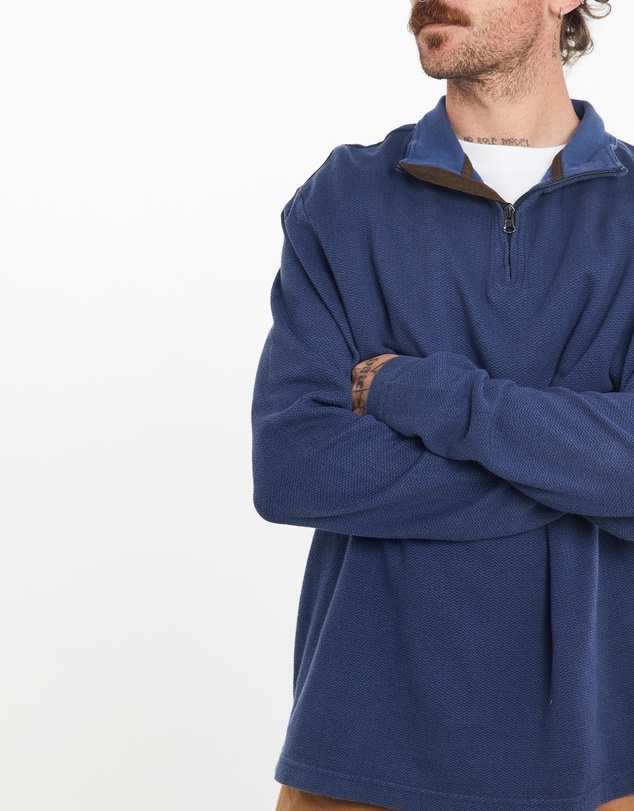 Vintage by The Real Deal - Pre Loved - Vintage Chaps Ralph Lauren Quarter Zip Sweatshirt