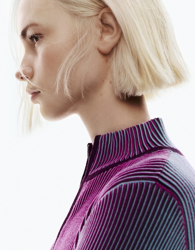 Desigual - Iridescent Knit Zip Jacket