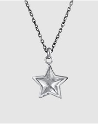 Kuzzoi - ICONIC EXCLUSIVE - Necklace Men's Star Pendant Vintage 925 Sterling Silver