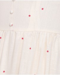 Petal & Pup - Caty Maxi Dress - Red Polka Dot