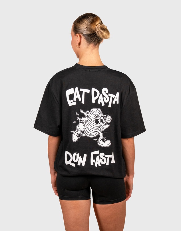 TWL - Oversized T-Shirt Eat Pasta Run Fasta V2